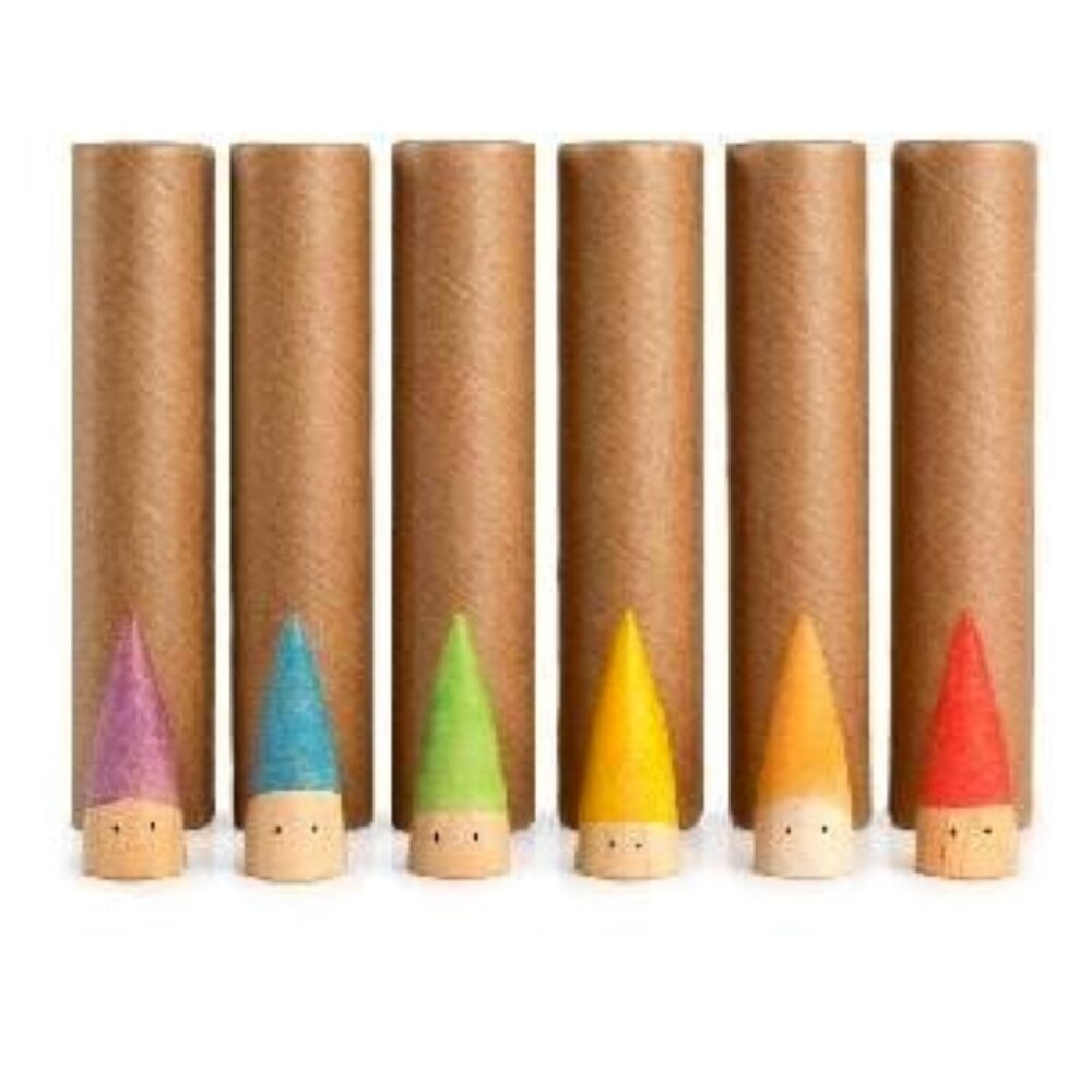 NWT Grapat Wooden Toys Gnome Babies